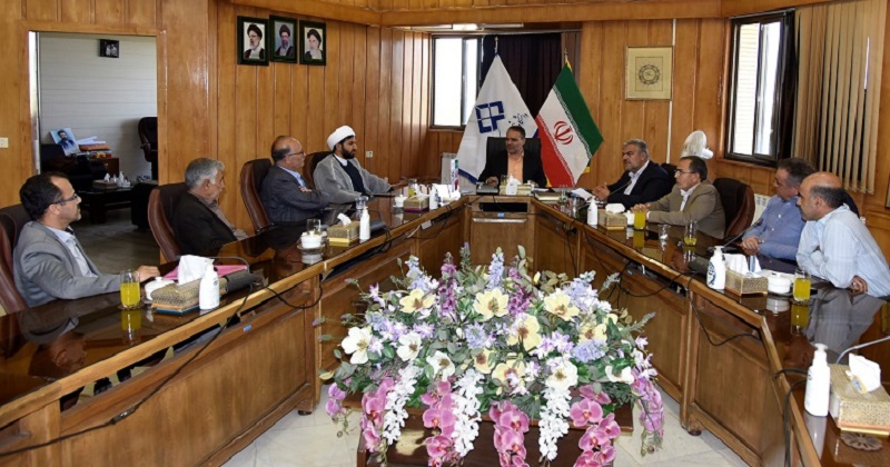 نشست رییس دانشگاه شهرکرد بامجمع خیّران سلامت استان چهار محال و بختیاری
